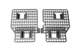 Ford Raptor Truck Bed Rack - BuiltRight Industries - Full Bedside Rack - 4pc Set - `15-`20 Ford Raptor Truck Bed Rack - BuiltRight Industries - Full Bedside Rack - 4pc Set - `15-`20